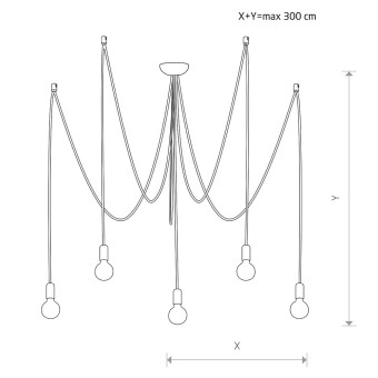 Подвесной светильник Nowodvorski Spider White 9744