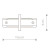 Коннектор для однофазной трековой системы  прямой Nowodvorski Profile Recessed White 8967