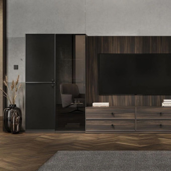 ТВ модуль с дверцами ENZA HOME Коллекция PARMA (ПАРМА) арт. EH68324