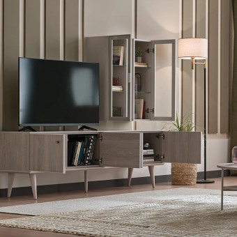 Навесной шкаф с дверцами ENZA HOME Коллекция BASEL (БАЗЕЛЬ) арт. EH59470