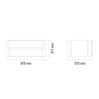 Модуль с ящиками ENZA HOME CORDELL EH57712