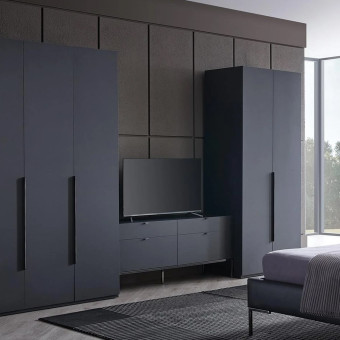 Шкаф гардеробный 2 двери ENZA HOME Коллекция LEGATO (ЛЕГАТО) арт. EH59518