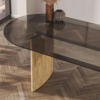 Стол обеденный овальный ENZA HOME AUSTIN EH68299