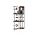 Книжный шкаф (бордо) ENZA HOME Коллекция HAMPTON (ХЭМПТОН) арт. EH59244