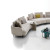 Лаунж прямой правый (H2) ENZA HOME Коллекция SEOUL (СЕУЛ) арт. EH71636