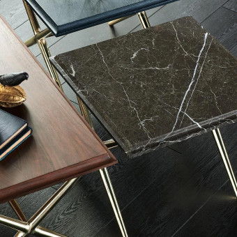 Стол журнальный мрамор ENZA HOME Коллекция ELEGANTE (ЭЛЕГАНТЕ) арт. EH20169