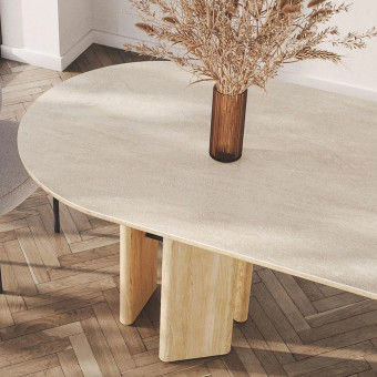 Стол обеденный овальный ENZA HOME AUSTIN EH68301