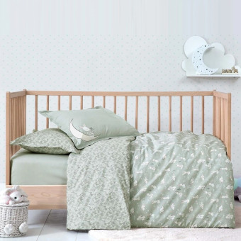 Детский постельный комплект Baby Size (100x150 см) YATAS BEDDING "RABBIT" EH60785