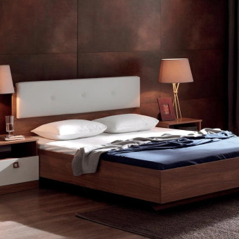 Кровать с изголовьем ENZA HOME Коллекция MISTRAL (МИСТРАЛ) арт. EH31102