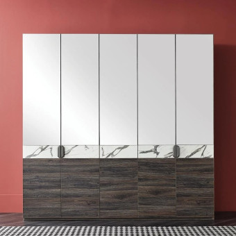 Шкаф с дверцами 5 дверей ENZA HOME GIORNO EH51070