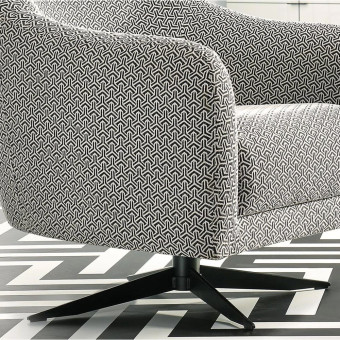 Кресло вращающаяся ножка ENZA HOME MAISON EH56132