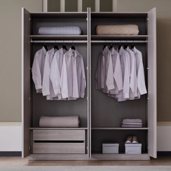 Шкаф с дверцами 4 двери ENZA HOME BASEL EH59484