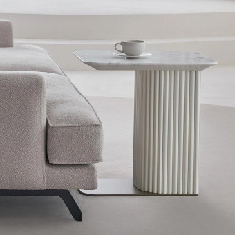 Приставной столик мрамор ENZA HOME DALLAS EH68281