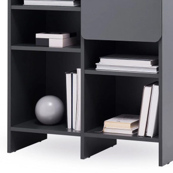 Шкаф книжный ENZA HOME Коллекция BLEND (БЛЭНД) арт. EH68794