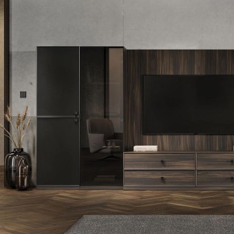 ТВ модуль с дверцами ENZA HOME Коллекция PARMA (ПАРМА) арт. EH68322