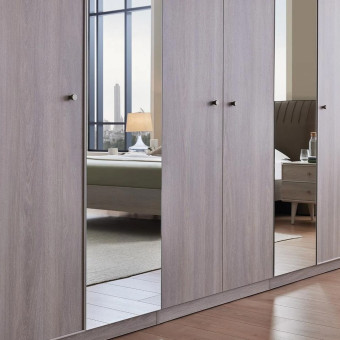 Шкаф с дверцами 6 дверей ENZA HOME BASEL EH59482