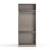 Шкаф гардеробный 2 двери ENZA HOME Коллекция ODENA (ОДЕНА) арт. EH74157