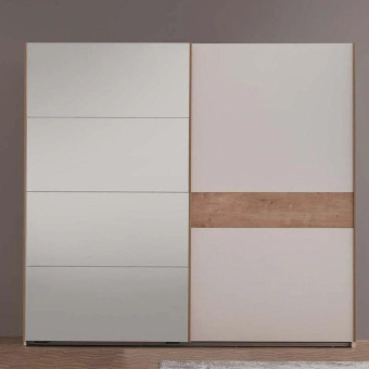 Шкаф-купе (240 см) (белый) ENZA HOME POLKA EH56247