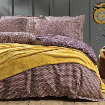 Комплект постельного белья Queen Size (200x220 см) YATAS BEDDING "MIMOZA" EH62858