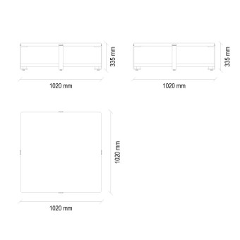 Стол журнальный столик ENZA HOME VALDERA EH57649