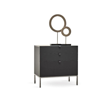 Комод с 3 ящиками черный ENZA HOME LEGATO EH59519