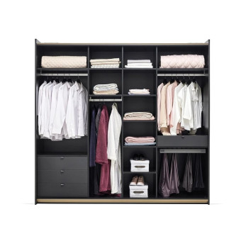 Шкаф-купе 240 черный ENZA HOME LEGATO EH59511