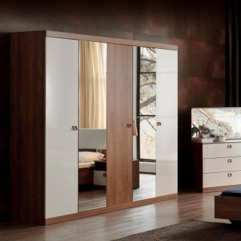 Шкаф с дверцами 5 дверей ENZA HOME MISTRAL EH30666