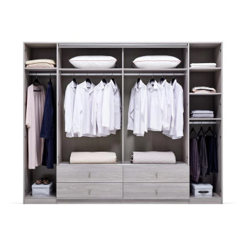 Шкаф 6 складных дверей ENZA HOME BASEL EH59481