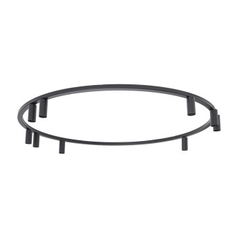 Потолочная люстра Nowodvorski Fourty Round IX Black (Cерия Fourty IX, Модель круглая, Цвет Черный) арт. 11950