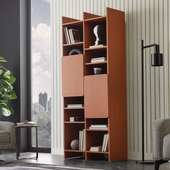 Шкаф книжный ENZA HOME Коллекция BLEND (БЛЭНД) арт. EH68795