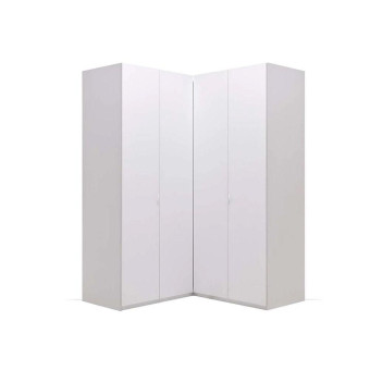 Шкаф угловой (белый) ENZA HOME POLKA EH56251