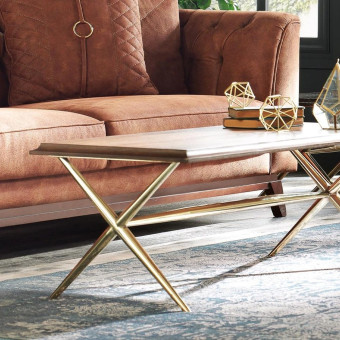 Стол журнальный большой ENZA HOME Коллекция ELEGANTE (ЭЛЕГАНТЕ) арт. EH20167