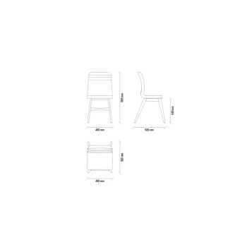Стул ENZA HOME Коллекция FOLY (ФОЛИ) арт. EH30636