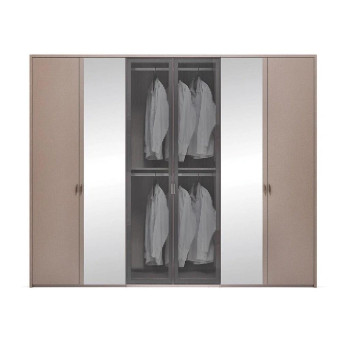 Шкаф с дверцами 6 дверей ENZA HOME BERTA EH67581