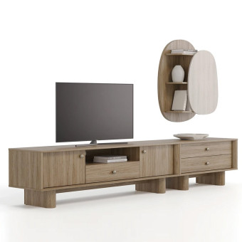 ТВ модуль настенный ENZA HOME Коллекция PERGE (ПЕРГЕ) арт. EH73917
