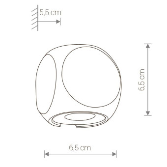 Уличный настенный светодиодный светильник Nowodvorski Argos White (Cерия Argos, Цвет Белый) арт. 9114