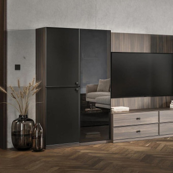 ТВ модуль с дверцами ENZA HOME Коллекция PARMA (ПАРМА) арт. EH68322
