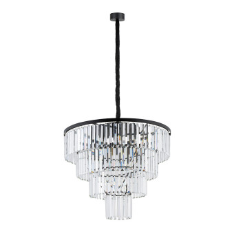 Люстра подвесная Nowodvorski Cristal L Black 7614
