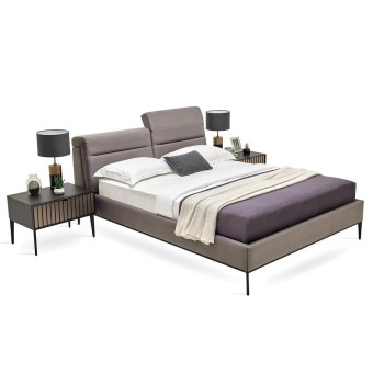 Кровать с изголовьем 160x200 ENZA HOME Коллекция RIGA (РИГА) арт. EH60821