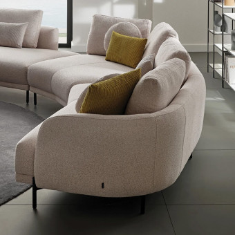 Лаунж угловой левый (H1) ENZA HOME Коллекция SEOUL (СЕУЛ) арт. EH71576