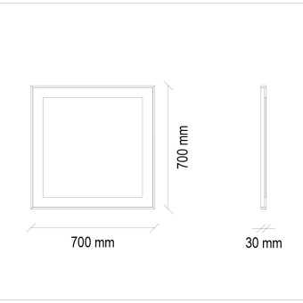 Зеркало для серванта ENZA HOME LEGATO EH59575