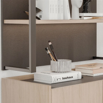 ТВ модуль с полками ENZA HOME TERRA EH68318