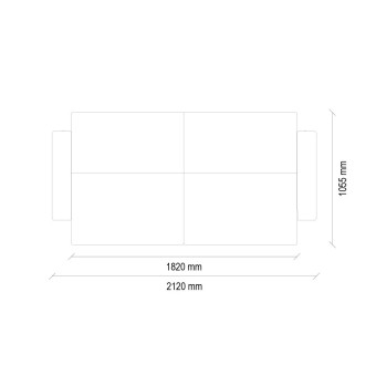 Диван кровать трехместный ENZA HOME ASTERA EH59318