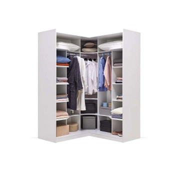 Шкаф угловой (белый) ENZA HOME POLKA EH56251