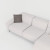Фиксированный с правым подлокот. 80 ENZA HOME Коллекция JEREZ (ДЖЕРЕЗ) арт. EH70136