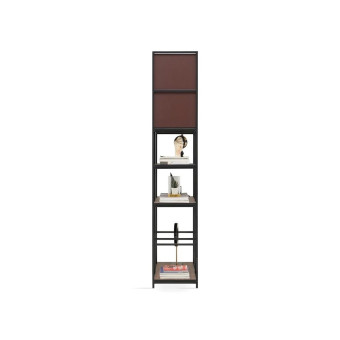 Книжный шкаф (бордо) ENZA HOME Коллекция HAMPTON (ХЭМПТОН) арт. EH59244