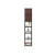 Книжный шкаф (бордо) ENZA HOME Коллекция HAMPTON (ХЭМПТОН) арт. EH59244