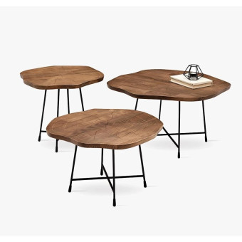 Стол журнальный средний ENZA HOME Коллекция WOODY (ВУДДИ) арт. EH24843