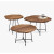 Стол журнальный средний ENZA HOME Коллекция WOODY (ВУДДИ) арт. EH24843