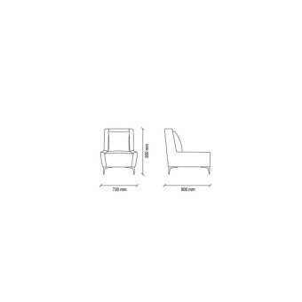 Кресло ENZA HOME Коллекция MAYFAIR (МЭЙФЭЙР) арт. EH54123